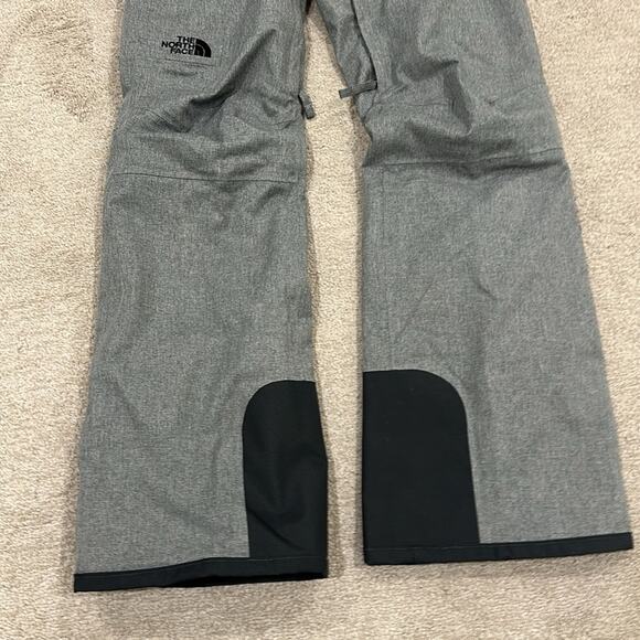THE NORTH FACE Heathered Gray Freedom Insulated Winter Snow Pants Bottoms XS - Picture 5 of 16